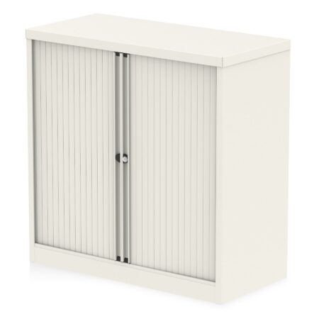 Qube by Bisley Tambour Cupboard (Available in 2 Sizes)
