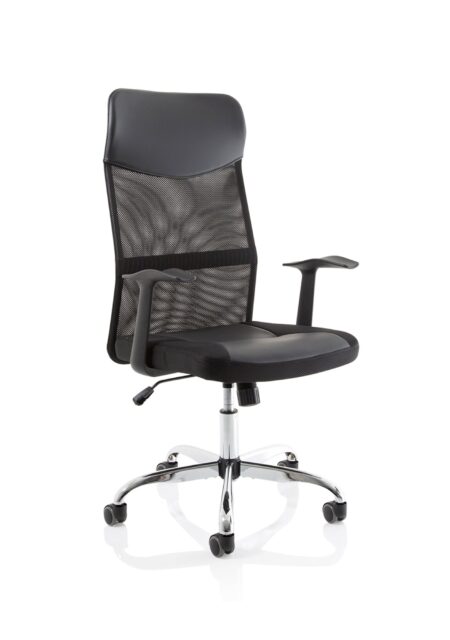 OE - Vegalite High Mesh Back Black Executive Office Chair with Arms